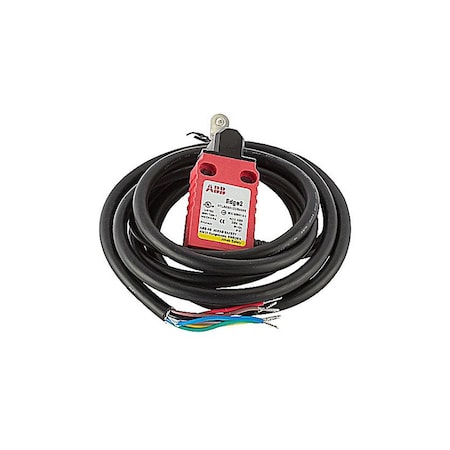 Abb Limit Switch, Lever, Roller, 2NC/1NO, Actuator Location: Top 2TLA050123R4008